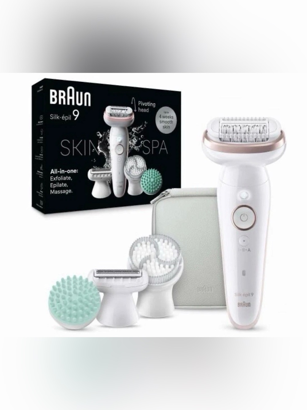 Braun Silk Epil 9 All In One Hair Removal Plus 6 Extras Accessories New SEALED